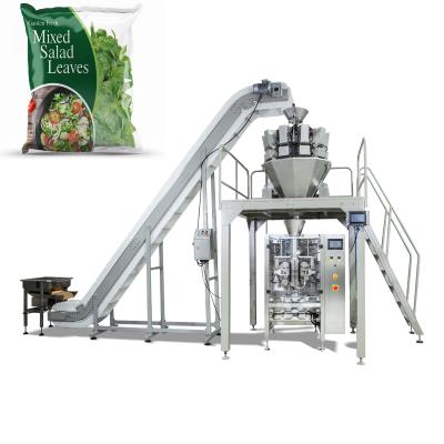 China Multifunctional automatic vegetable salad bean sprouts salad vegetable lettuce vertical packaging machine for sale