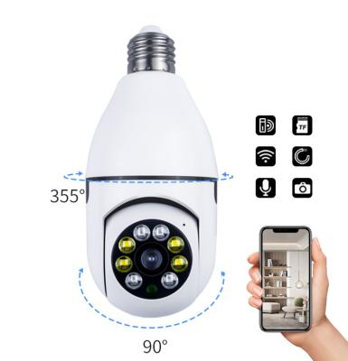 China 1080P Wifi Light Bulb Security Camera Auto Tracking Night Vision With E27 Socket for sale