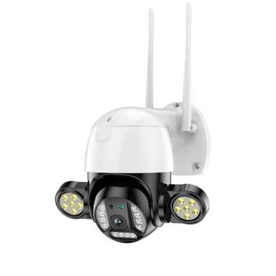 China 3MP Outdoor Floodlight Security Camera , IP66 Night Vision Waterproof Camera for sale