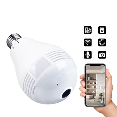 China Glühlampe-versteckte Kamera Wifi des Spions-1080P mit Audio-Lampenfassung E27 zu verkaufen