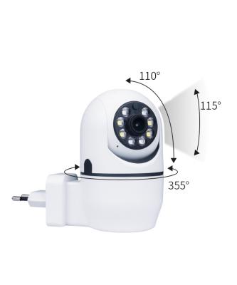 China Mini CCTV Wireless IP Camera , Surveillance Indoor Dome Camera With Plug for sale