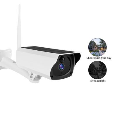 China Outdoor Security Bullet Solar Wifi Camera With PIR Motion Detection for sale