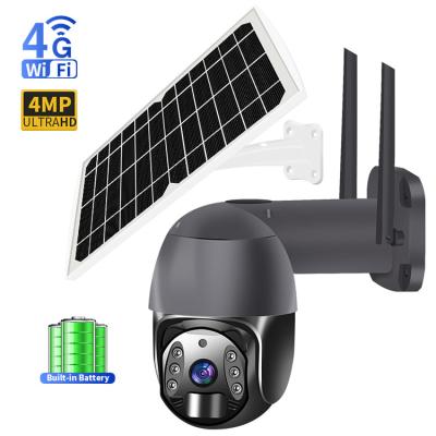 China IP66 cámara solar de la prenda impermeable 4MP 4G para la vigilancia al aire libre casera en venta