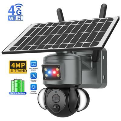 China 120 Degrees Solar Powered Wireless Security Camera For Home Outside Surveillance for sale