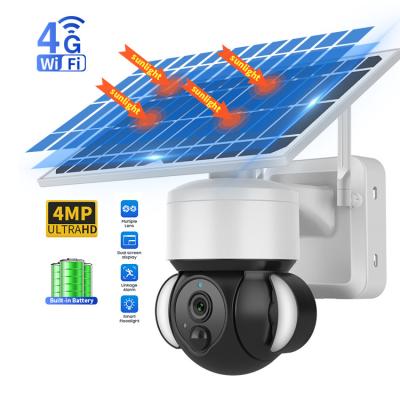China HD 3MP PIR Wireless Security Camera System Surveillance Wifi 4G Floodlight for sale