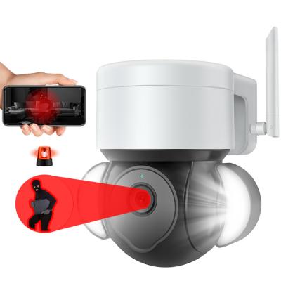 Китай Ультра ясная 8MP камера слежения, беспроводная камера прожектора с сигналом тревоги электронной почты продается