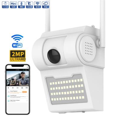 Chine Lumière extérieure imperméable du mur IP66 avec la caméra de sécurité 1080P pour la rue de yard à vendre