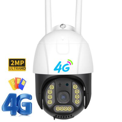 China 4G LTE Cellular Wireless Security Cameras With Full Color Night Vision for sale
