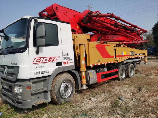 Quality 60 Meter Used Concrete Pump Truck Sany Boom Pump SYM 5350THB 60C-10 for sale