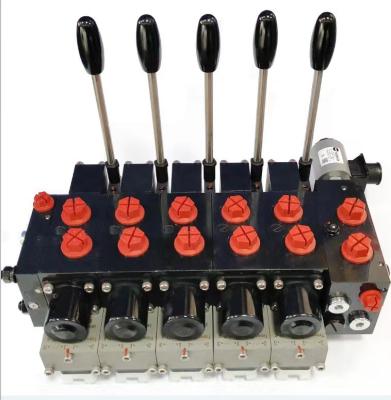 중국 HLPSL HLPSV 수동 작동 수압 다방향 밸브 PVG32 수압 비율 밸브 판매용