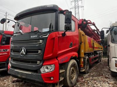 China 2020year 60m Used Concrete Pump Truck With Retractable Arm Segments for sale