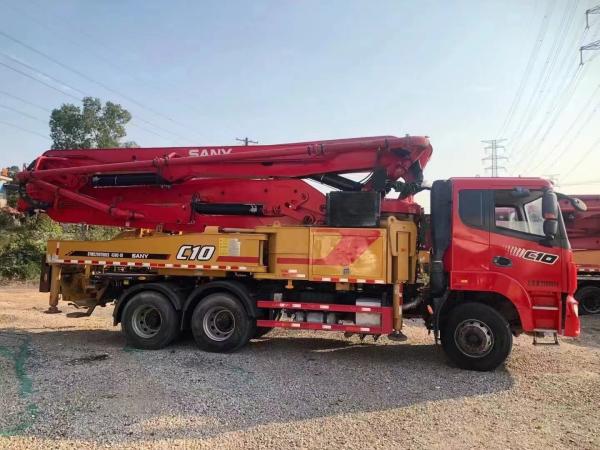 Quality SANY SYM5290THBES 430C-10 Used Truck Mounted Concrete Boom Pump Truck 43Meters for sale