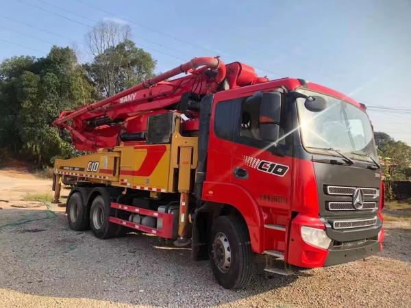 Quality SANY SYM5290THBES 430C-10 Used Truck Mounted Concrete Boom Pump Truck 43Meters for sale