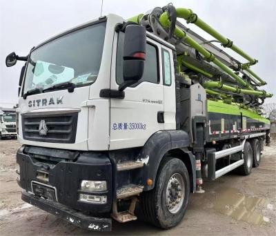 China National VI 2020 Zoomlion Shandeka Scania 49m 56m Used Concrete Mixer Pump Truck Diesel Fuel for sale
