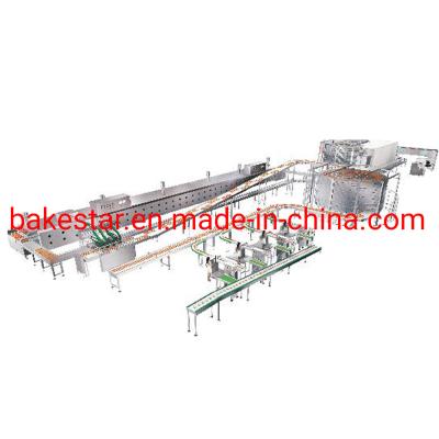 China Baking Equipment Continuous Buger Buns Bread Bakey Coveyor Production Line Automation for Bakeries Company for sale