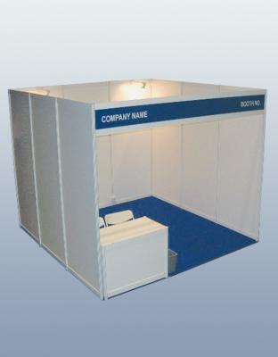 China 3X3M Standard System Booth, China Modular Aluminum Booth Exhibition System Panel and Exhibition Equipment en venta