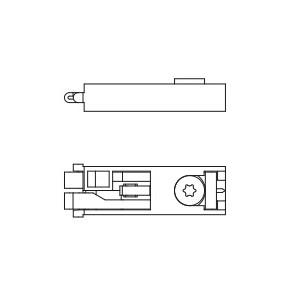 China Z961 Zinc Alloy tension lock fo Octanorm Similar Drawing Aluminum Profile exhibition system,  R8  exhibition system en venta