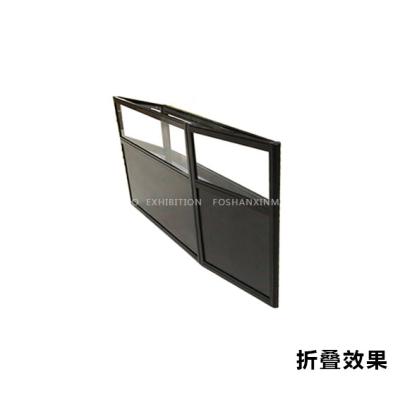 China Hot sales folding aluminium alloy tempered glass jewelry display stand,Jewelry Display Showcases for sale