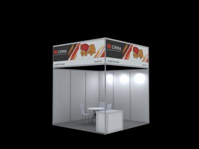 China Modular Octanorm Similar Drawing booth with good price, Fabric 3X3m portable exhibition booth for tradeshow in china en venta