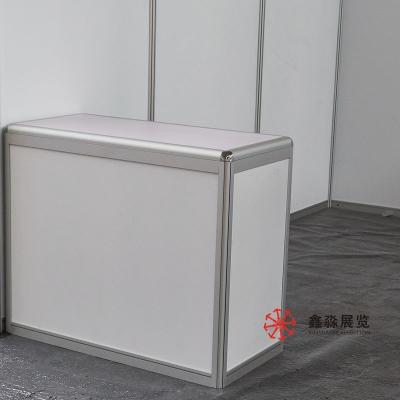 China Counters of exhibition booth, counters for tradeshow stand, folding portable counter folded free of tool for sale