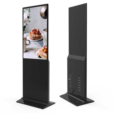 China Commercial 55 Inch Floor Standing Lcd Advertising Display In Grocery Stores Supermarket for sale