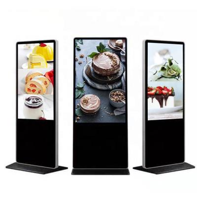 China 49 Inch Floor Standing Indoor Digital Signage Infrared Touch For Exhibition Center for sale