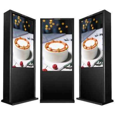 China 86 Inch Outdoor Digital Signage Displays Equipment Video Player 1920 * 1080 for sale