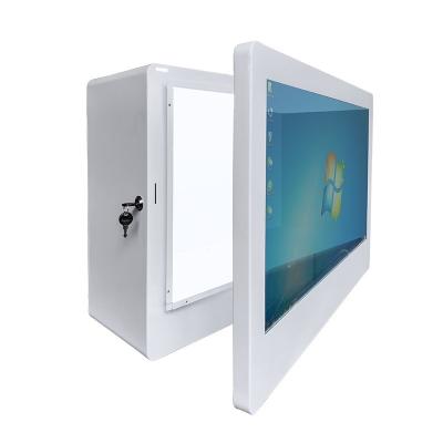 China 32 Inch Windows And Android Advertising Digital Signage Display Screen Showcase for sale