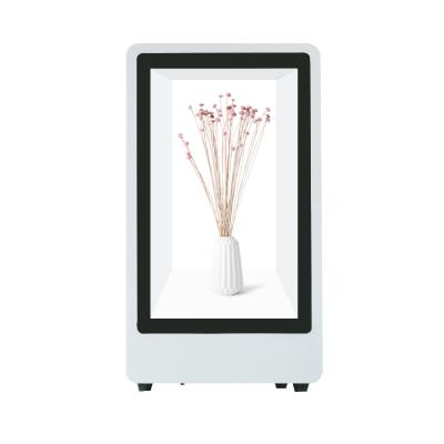 China 15.6 Inch Smart Showcase Touch Screen Transparent LCD Cabinet Box For Advertising for sale