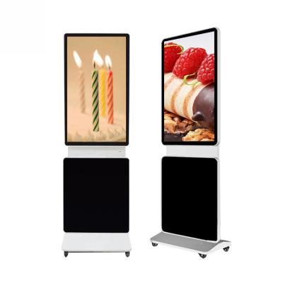China Indoor Digital LCD Advertising Kiosk Display Rotating 65 Inch for sale