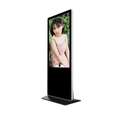 China Indoor Lcd Interactive 55 Inch Digital Signage Display Kiosk Free Floor Standing for sale