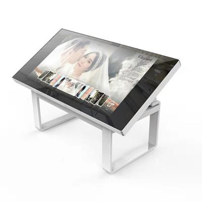 China Digital Signage Standing Table Capacitive Touch Screen Monitor Interactive 24V for sale