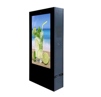 China Interactive Touch Screen External Digital Advertising Screens Sunlight Readable for sale