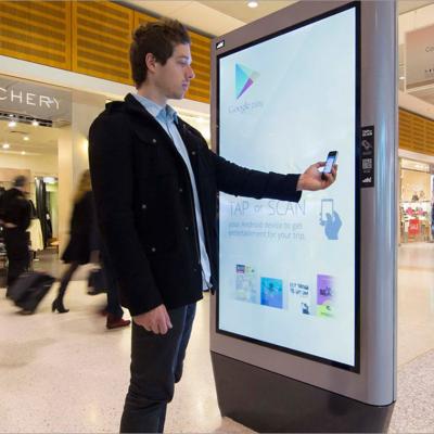 China Advertising 65'' Outdoor Lcd Digital Signage Waterproof Standing for sale