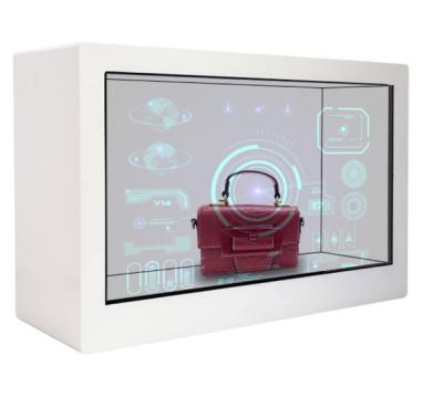 Cina Vetrina trasparente astuta LCD a 55 pollici 450cd/M2 dell'esposizione di Digital in vendita