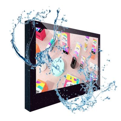 China 4K FHD IP65 Waterproof Wall Mounted LCD Digital Signage With Capacitive Touch for sale