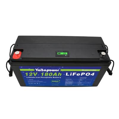 China ciclo profundo de la batería de 12v 180ah Lifepo4 para el sistema híbrido en venta