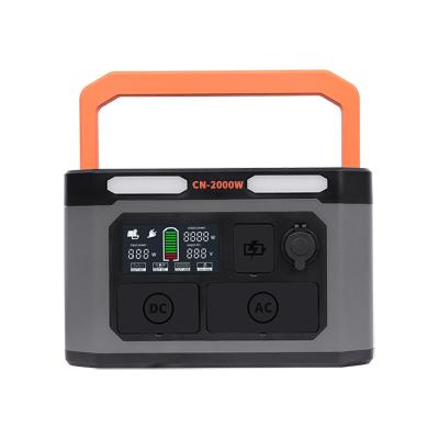 China 2000W 1000 Watt Lithium Ion Portable Power Station Camping Home Use for sale