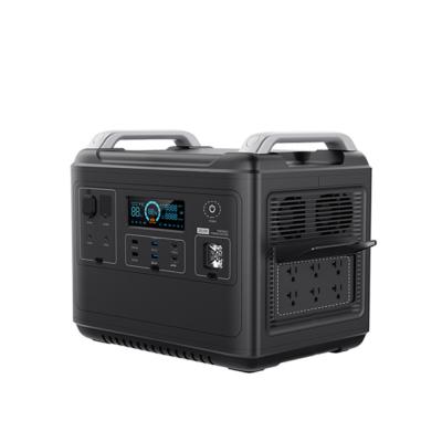 China Ups Lithium Portable Power Station Lifepo4 Solar 2000W 1000 Watt Two-Way Quick for sale