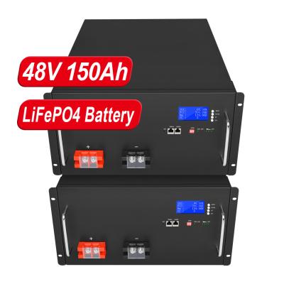 China Batería de iones de litio Recarga de ciclo de vida largo 16S1P 3.2V 150Ah Lifepo4 Célula de batería 48V 150Ah LiFePO4 Batería en venta