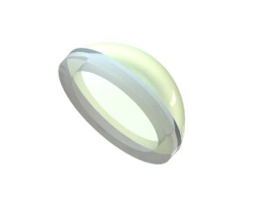China Transparent Spherical Glass Lens ZnSe Negative Meniscus Lens for sale