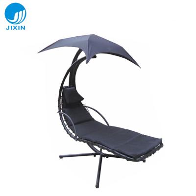 China 2021 Durable Hanging Chair Air Porch Swing Hammock Chair Lounger Chair Arc Stand With Canopy for sale