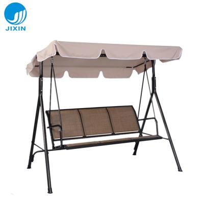 China Strong Seat 3 Person Seatesr Outdoor Patio Garden Large Swing Canopy With Weather Resistant Seat for sale