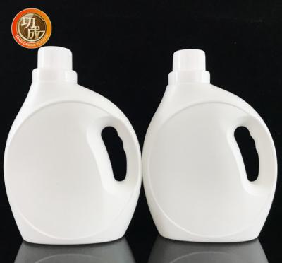 China PE Plastic Dishwashing Liquid Bottles 2l Liquid Detergent Packaging Bottles for sale
