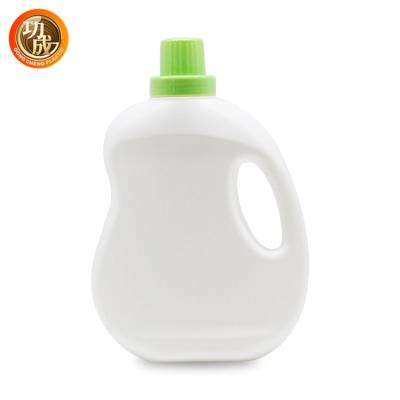 China Empty 1L HDPE Liquid Detergent Bottle Containers Custom Size Logo for sale