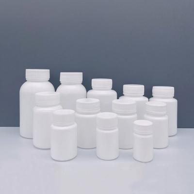 China 80ml 100ml 150ml Hdpe Medicine Bottle With Screw Cap Empty Plastic Capsule Container for sale