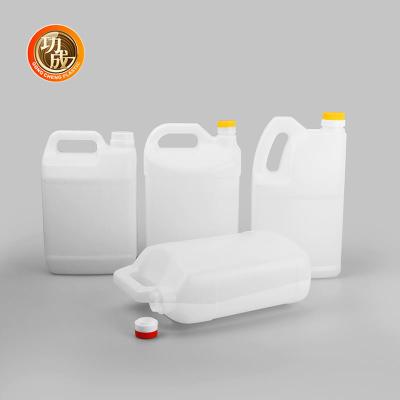 China Rechteck-HDPE-Plastikspeiseöl-Flaschen-Nahrungsmittelgrad-Erdnussölflasche zu verkaufen
