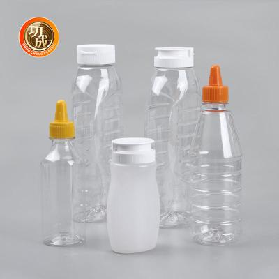 China 230ml 250ml 500ml 1000ml Plastic Sauce Squeeze Bottle For Oil Tomato Bbq Sauce Ketchup for sale