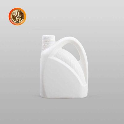China HDPE Gasoline Plastic Bottle Engine Oil Bottle With Screw Cap for sale
