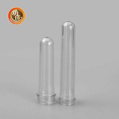 China Transparent Plastic Bottle Preform 20mm 22mm 24mm 28mm PET Preform for sale